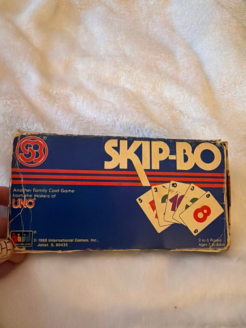 Vintage 1986 Skip-Bo Card Game International Games Complete 162 Cards No. 1050